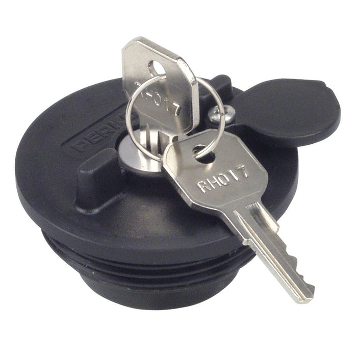 Perko 1324DP0BLK Fuel System Locking Cap f/ 1-1/2" Non-Vented Fills