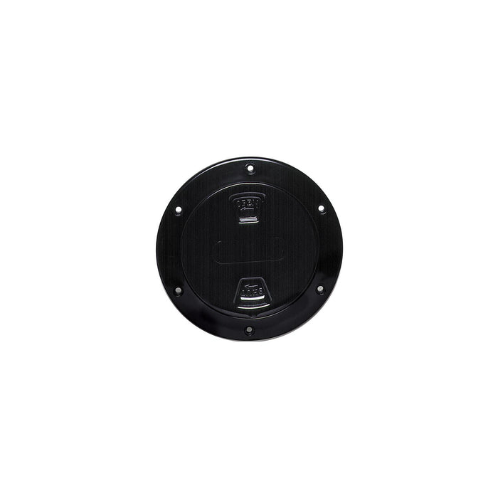 Beckson Marine DP42-B Screw Out Deck Plate w/ Standard Trim Ring, Dimple Center