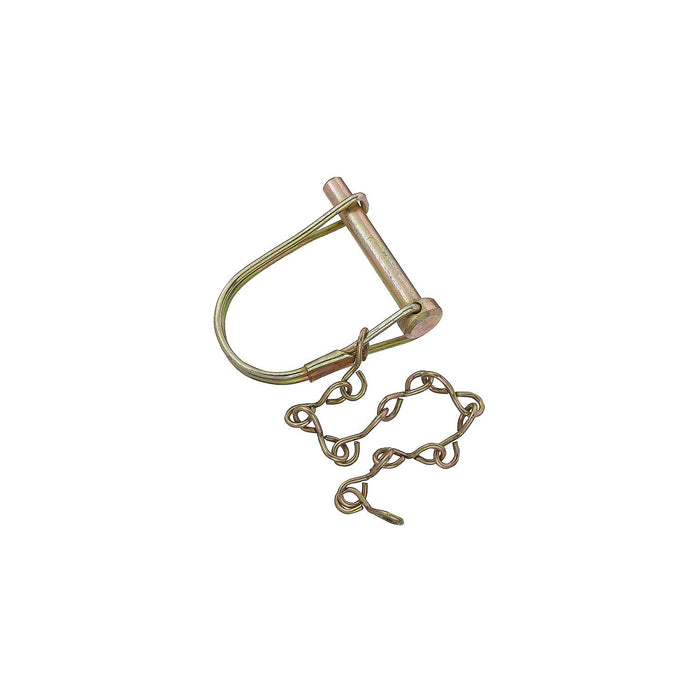 RV Designer H420 Coupler Safety Lock Pin w/Chain, 1/4" x 1-3/8"