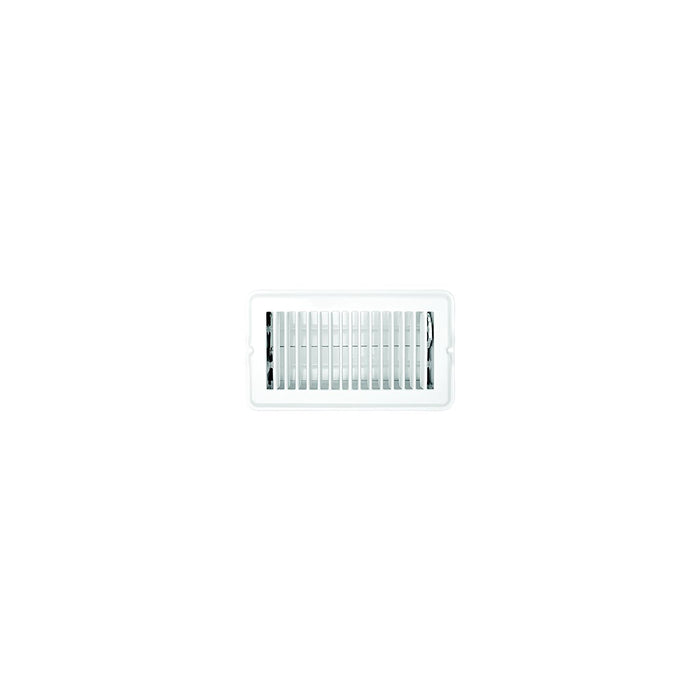 RV Designer H873 Metal Floor Register, Dampered, White