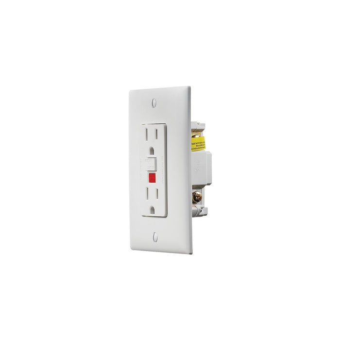 RV Designer S801 AC GFCI RV Outlet with Cover Plate