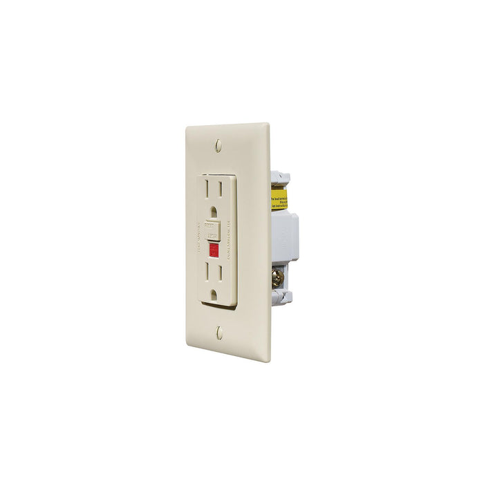 RV Designer S803 AC GFCI RV Outlet with Cover Plate