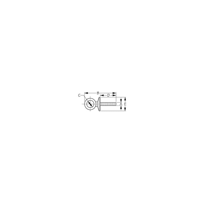 Sea Dog 80495 Sea-Dog Eye Bolt w/Shoulder, 5/8" I.D.