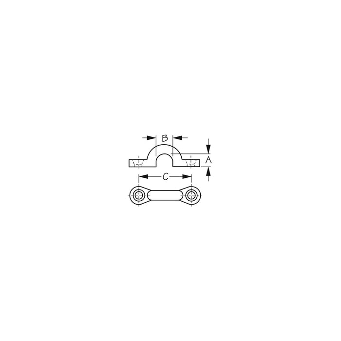 Sea Dog 81271 Sea-Dog Pad Eye Bronze 3/8"