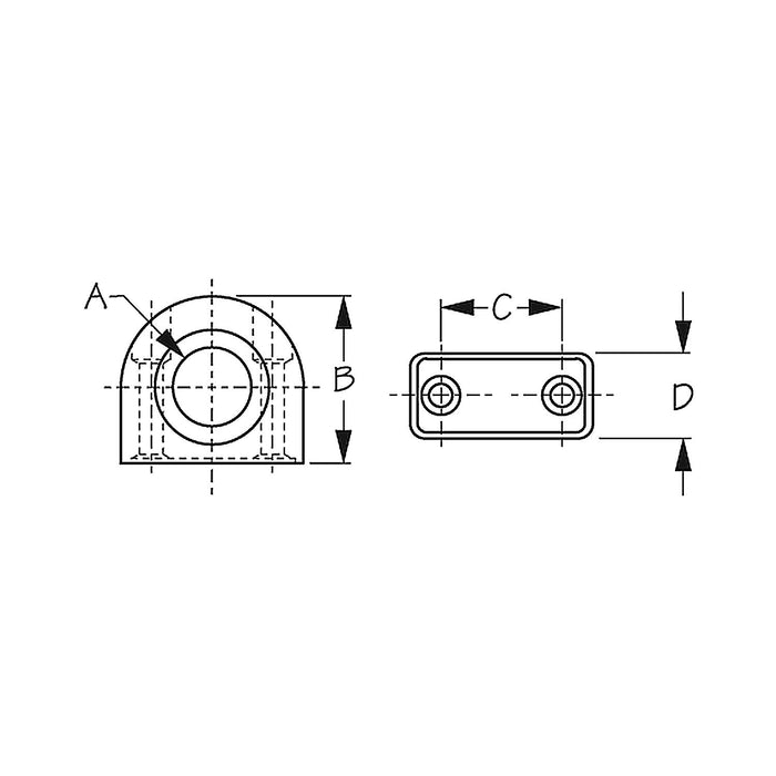 Sea Dog 82615 Nylon Fairlead w/Stainless Insert
