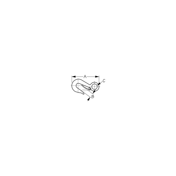 Sea Dog 146300-1 Seadog Stainless Steel Safety Snap, 3-15/16"
