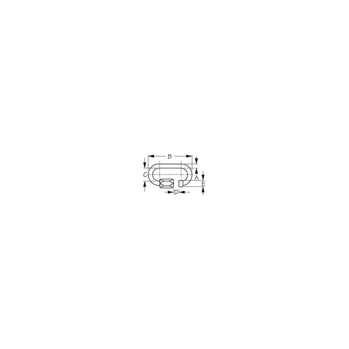 Sea Dog 153708-1 Sea-Dog Quick Link, Stainless, 5/16" X 2-15/16"