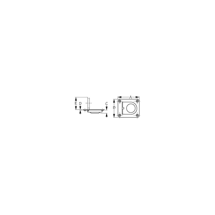 Sea Dog 221815-1 Lift Handle, Sm.