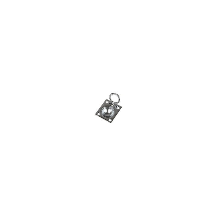 Sea Dog 222410-1 Sea-Dog Ring Pull, Chrome, A:2-1/2", B:2", C:3/16", D:1/8", E:1-1/2", #8 FH