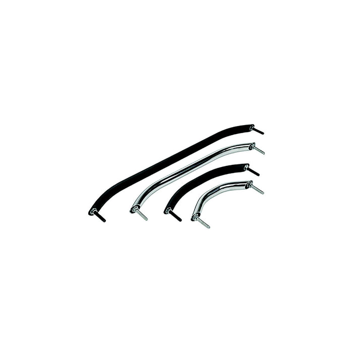 Sea Dog 254613-1 Stud Mount Handrail, 3/4" Tube, Black Matte, A:12" , B:10-3/4", C:2", D:1-1/4", 5/16"-18 Nut