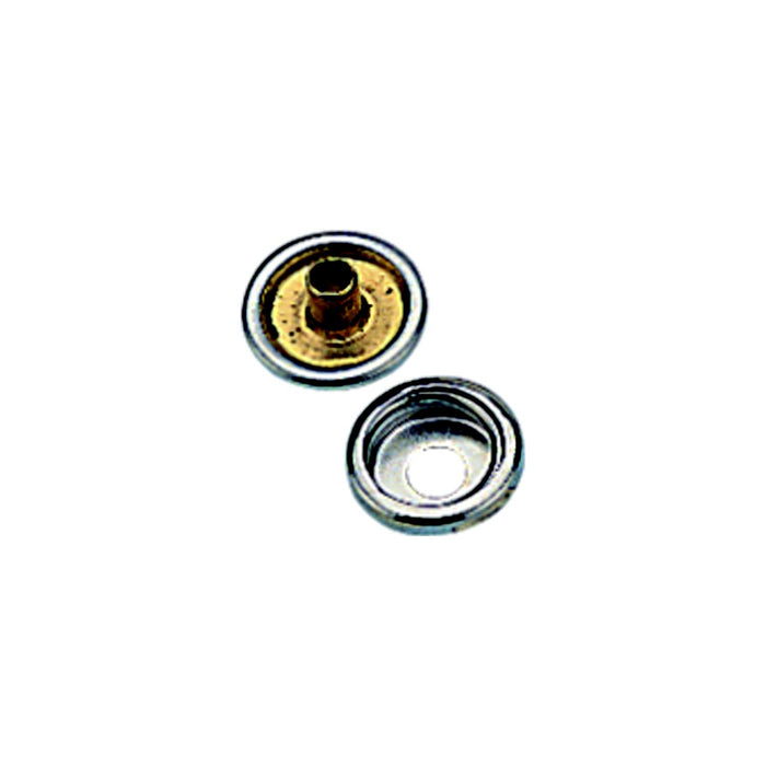 Sea Dog 299109-1 Sea-Dog Snap Cap & Socket, Nickel Plated Brass, 6 sets
