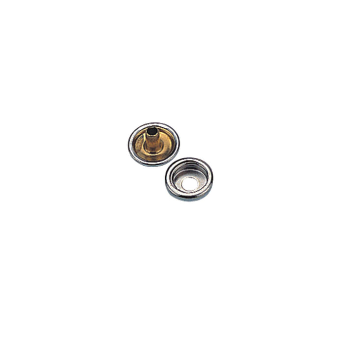 Sea Dog 299109-1 Sea-Dog Snap Cap & Socket, Nickel Plated Brass, 6 sets