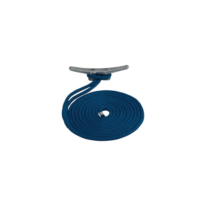 Sea Dog 302110025G/W-1 Premium Double Braided Nylon Dock Line, 3/8" x 25', Gold/White