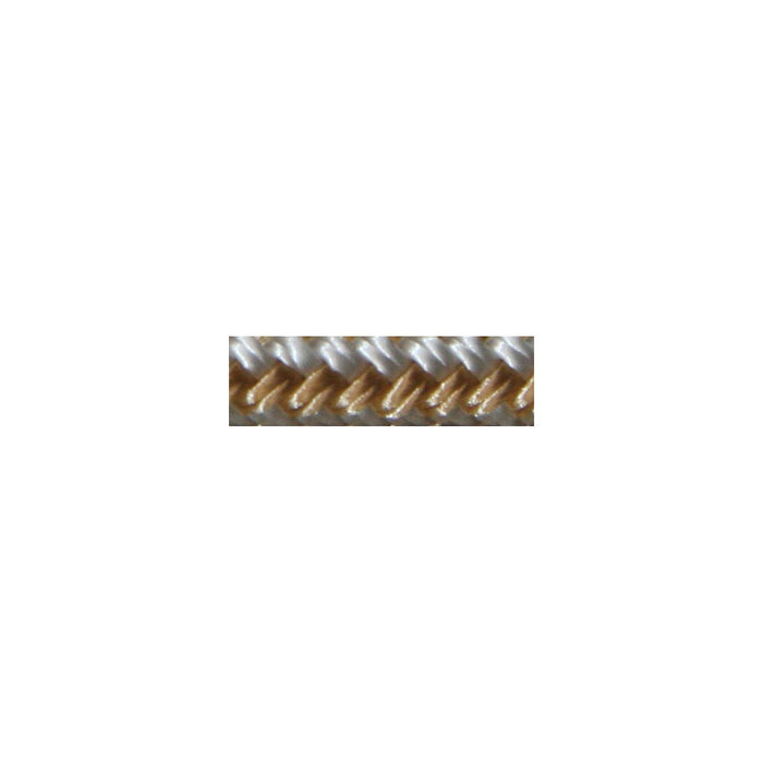 Sea Dog 302110006G/W-1 Premium Double Braided Nylon Fender Line, 3/8" Ã— 6', Gold/White pr.