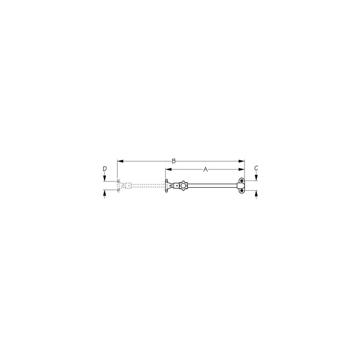 Sea Dog 321292-1 SeaDog Hatch Adjuster | Formed & Stamped 304 Stainless & Nylon