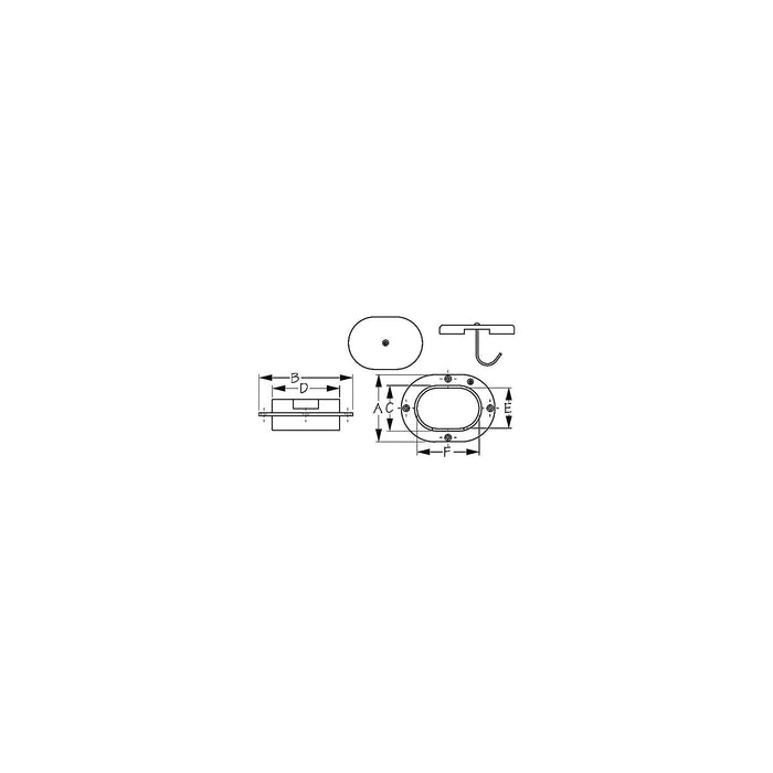Sea Dog 321800 SeaDog Chain Deck Pipe, Stainless