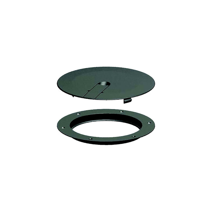 Sea Dog 336412-1 Sea-Dog Low Profile Pop-Out Deck Plate, A: 8", B:7-1/4", C=6-1/4", D: 3/16", White, #8 FH