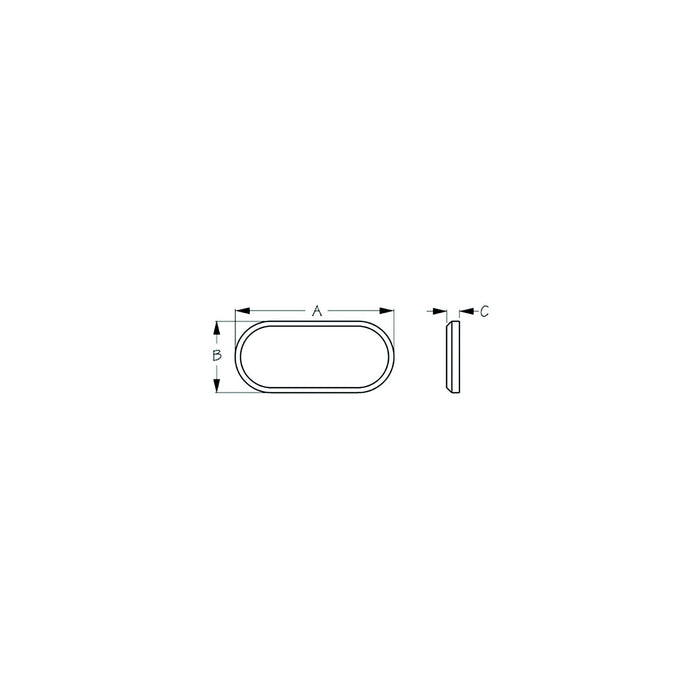 Sea Dog 401379-1 Seadog LED Surface Mount Courtesy Edge Light, Blue