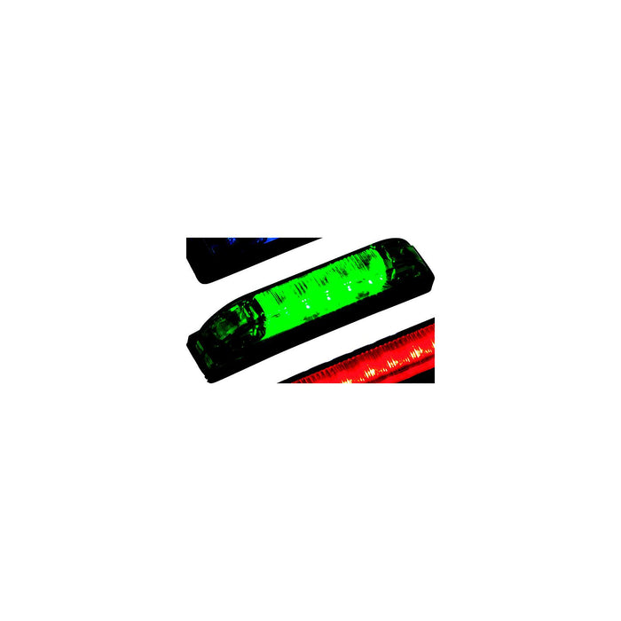 Sea Dog 401447-1 Seadog 12V LED Strip Light, 4", Green