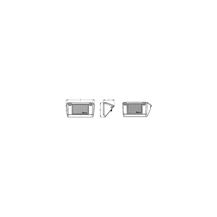 Sea Dog 405360-3 Sea-Dog LED Undermount Light Bar, 5"