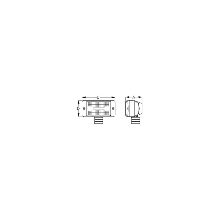 Sea Dog 405510 SeaDog Fiberglass Nylon & Stainless 55 Watt 4.58 Amp 12V Docking, Light