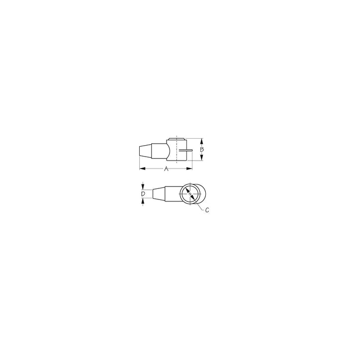 Sea Dog 415196-1 PVC Terminal Cap Red (2-2/0 ga.)