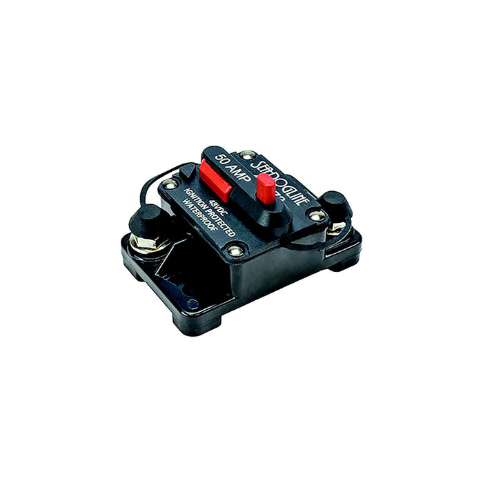 Sea Dog 420872-1 Hi-Amp Surface Mount Circuit Breaker, 40 Amps, Resettable, 48 Volts