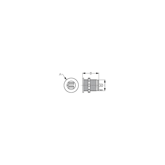Sea Dog 426503 Sea-Dog Double USB Power Socket w/o Light