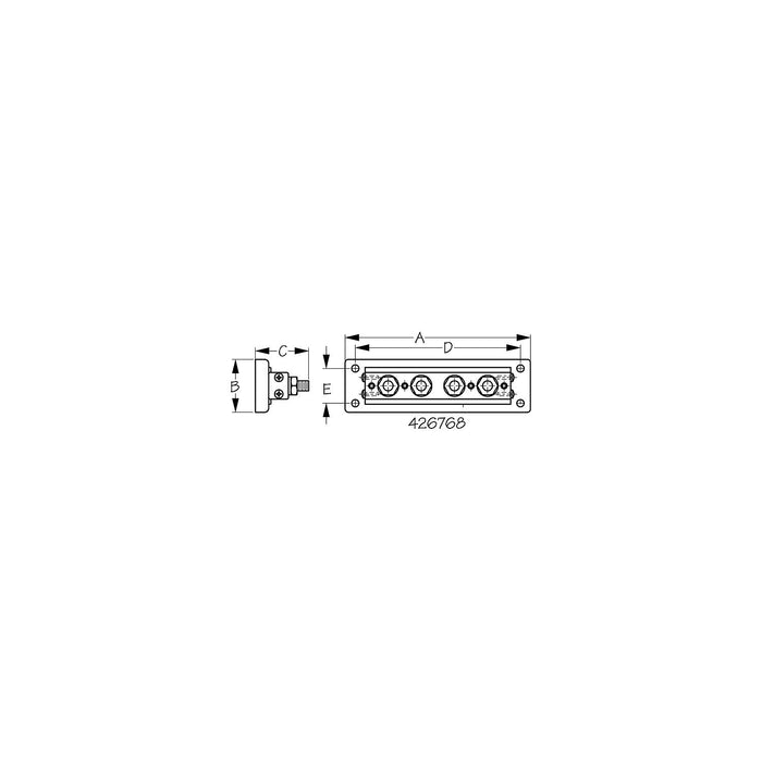 Sea Dog 426718-1 Seadog Buss Bar Stud Terminal, 100A