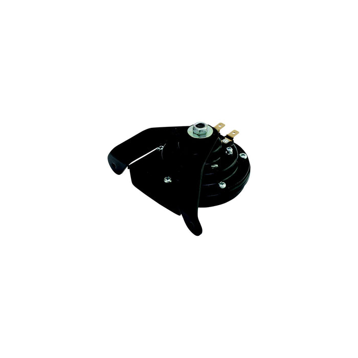 Sea Dog 431410 Mini Compact Horn & Bracket, 107 DB, Black Finish, 3 Amp, Powder Coated Steel, 3-5/16" x 3-5/8"