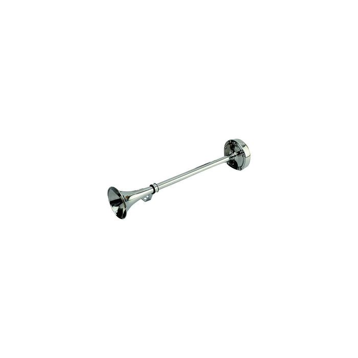 Sea Dog 431530-1 SeaDog Maxblast 2.5 Amp 118 DB 24V Single 16" Trumpet Horn, Stainless & Molded Motor Housing