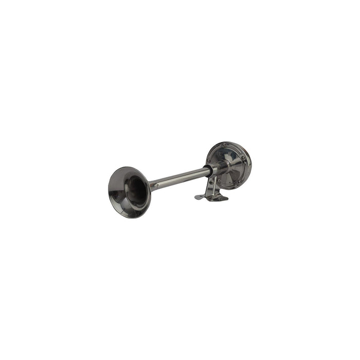 Sea Dog 431610-1 SeaDog Compact 3.5 Amp 110 DB 12V Single 14" Trumpet Horn, Stamped 304 Stainless