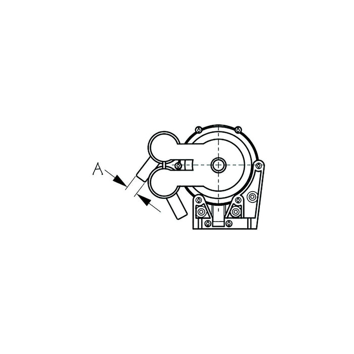 Sea Dog 517060-3 Sea-Dog Galley Foot Pump, A: 1/2" Hose, #8 RH