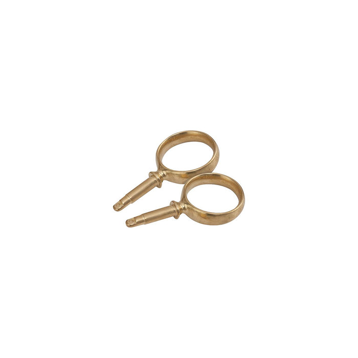 Sea Dog 580590-1 SeaDog Brass Round Horn Oarlocks,A: 1/2" B: 2-1/8"
