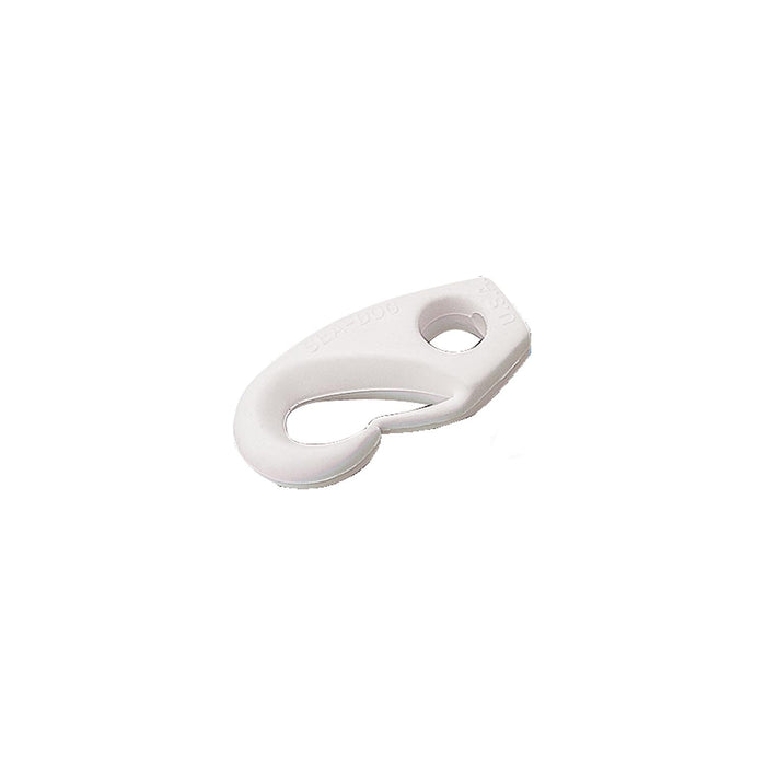 3/8" Nylon Shock Cord Clip, White, Bulk
