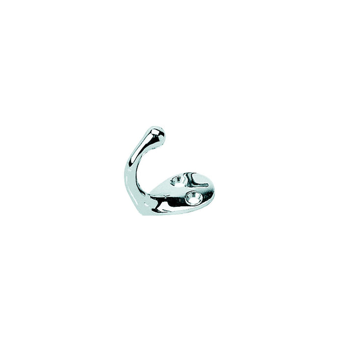 Sea Dog 671501-1 Sea-Dog Single Coat Hook Large, Chrome/Brass, pr.