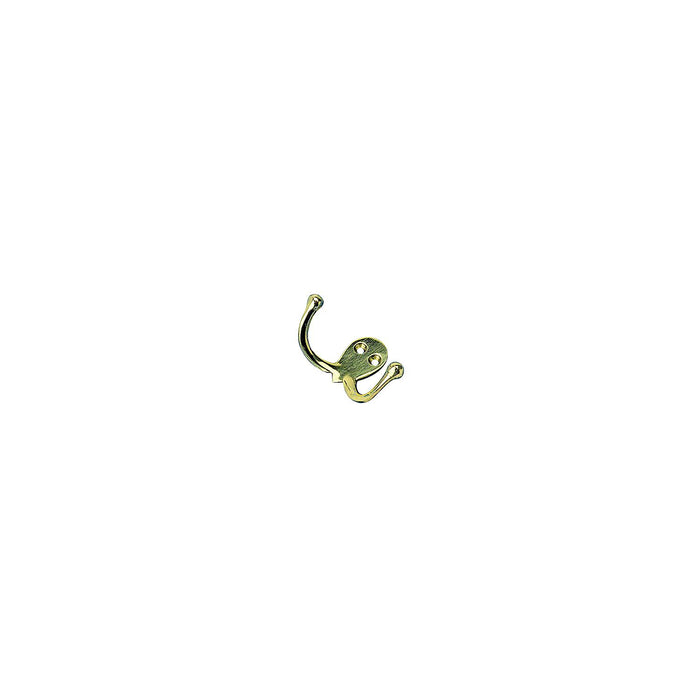 Sea Dog 671515-1 Sea-Dog Double Coat Hook Brass