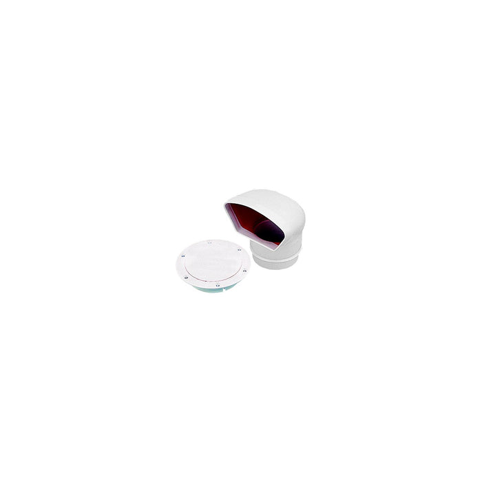 Sea Dog 727140-3 SeaDog PVC Low Profile Cowl Vent & Snap On Deck Plate