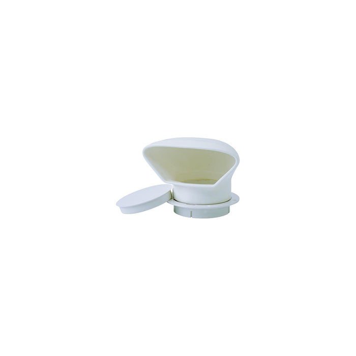 Sea Dog 727132-3 SeaDog PVC Low Profile Cowl Vent & Snap On Deck Plate