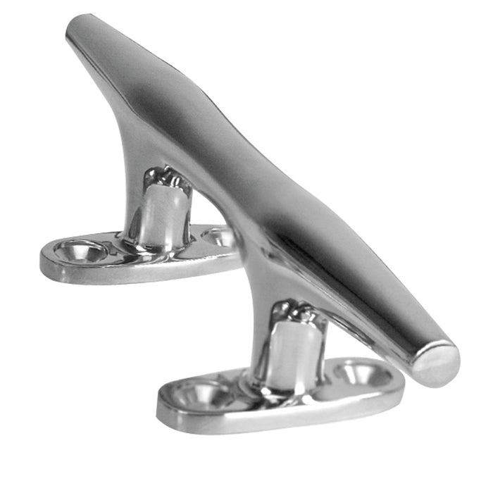 Whitecap 6110 Heavy Duty Hollow Base Stainless Steel Cleat - 8"