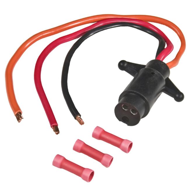 Sierra WH10550-1 Female Motor SideTrolling Motor Socket 8Ga 24V 3 Wire