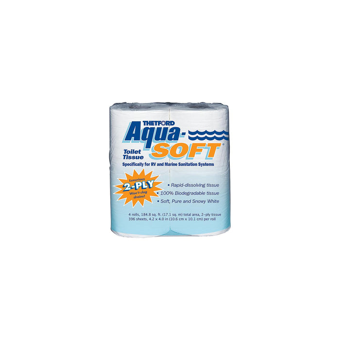 Thetford 3300 Aqua Soft 2-Ply Toilet Tissue-Toilet Paper