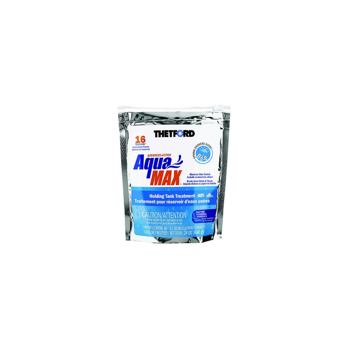 Thetford 96670 Aquamax Holding Tank Treatment, 16-Pack Toss-Ins, Summer Cypress Sent