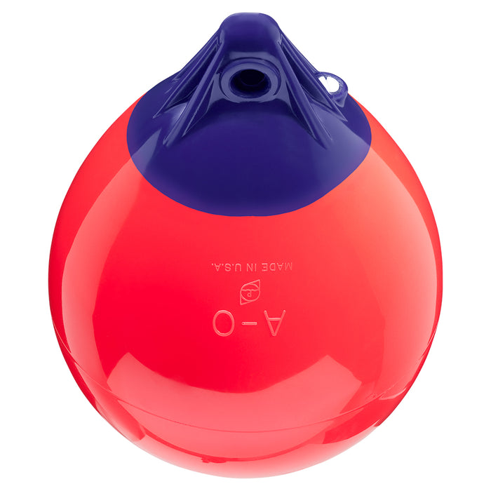 Polyform A-0 RED Red "A" Series Buoy, 8" Dia.
