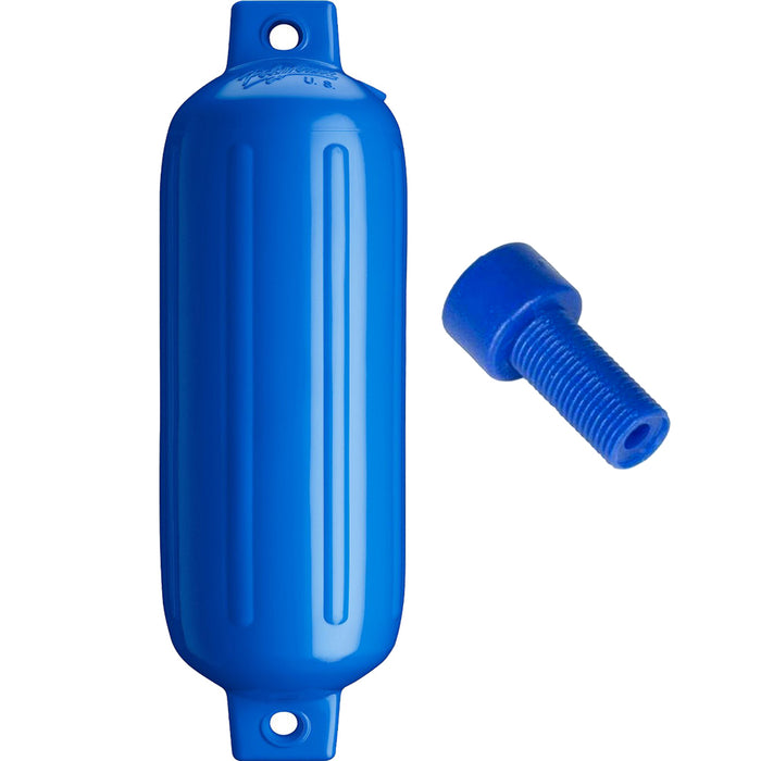 Polyform G-4 BLUE W/AIR ADAPTER G-4 Twin Eye Fender 6.5" x 22"