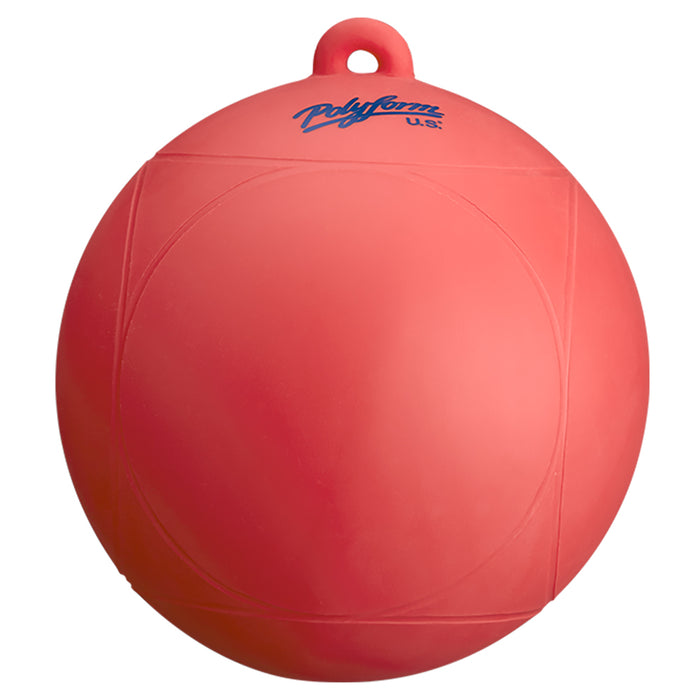 Polyform WS-1 RED 8" Dia. Ski Buoy, Red