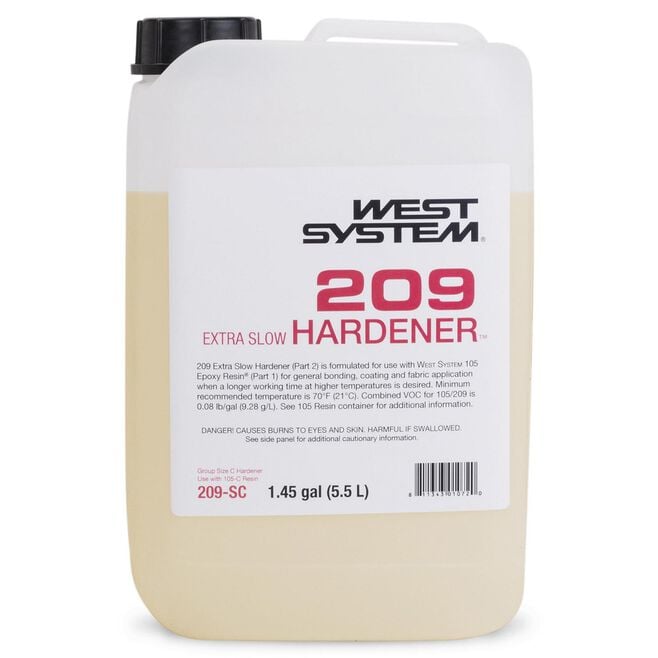 West System 209SC Extra Slow Hardener, 1.45 Gallon