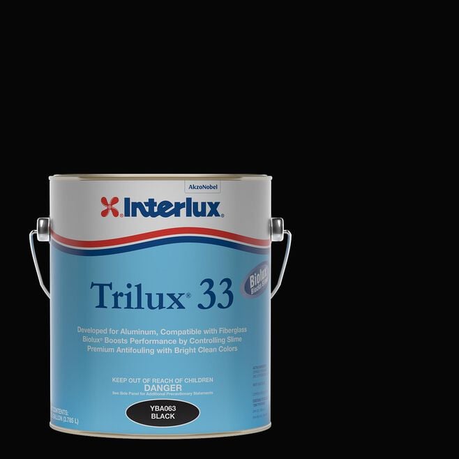 International Paint YBA063/3 Trilux 33, Black, 3-Gal.