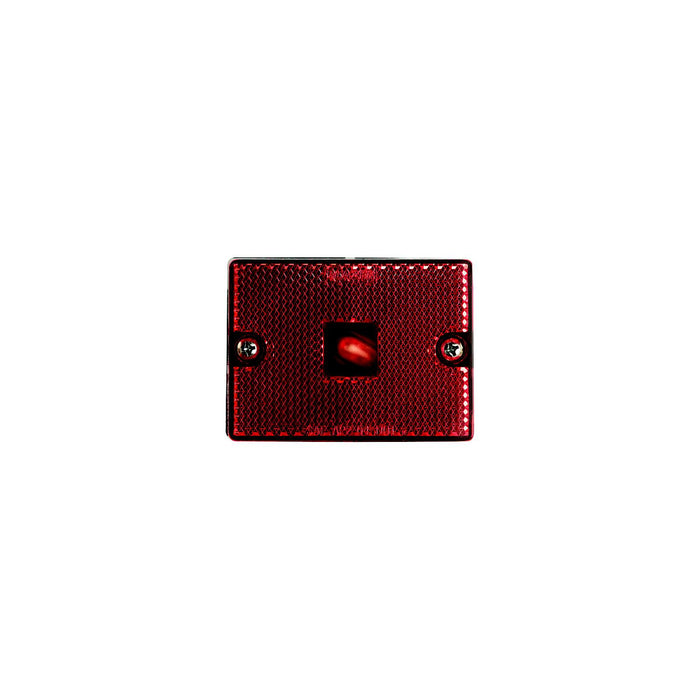 Hopkins Mfg B423R 2 3/4" Rectangle Clearance/Side Marker w/ reflex, Red