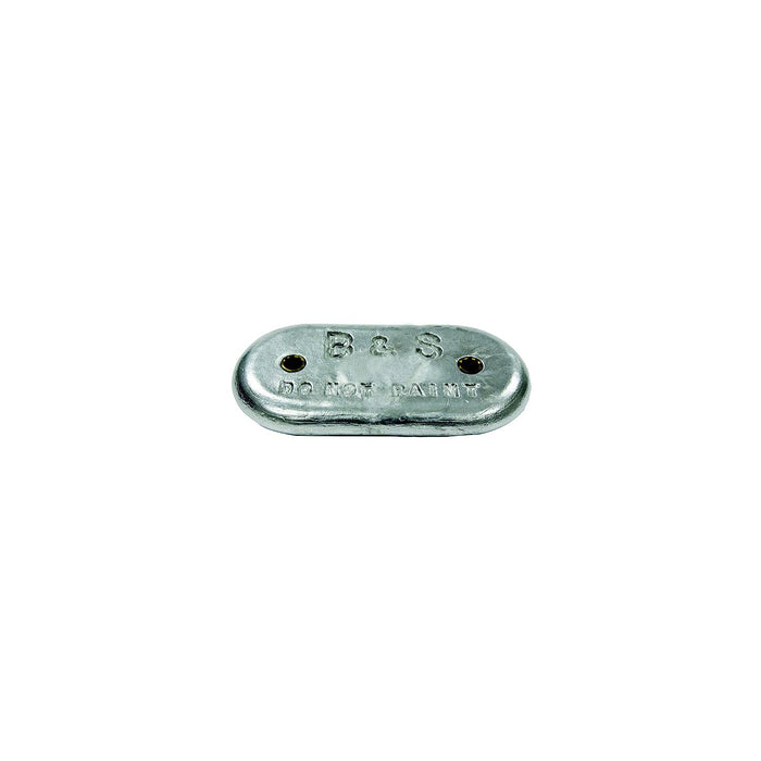 B & S Anodes BSMB6 Plate Zinc 5Lbs 8 Oz
